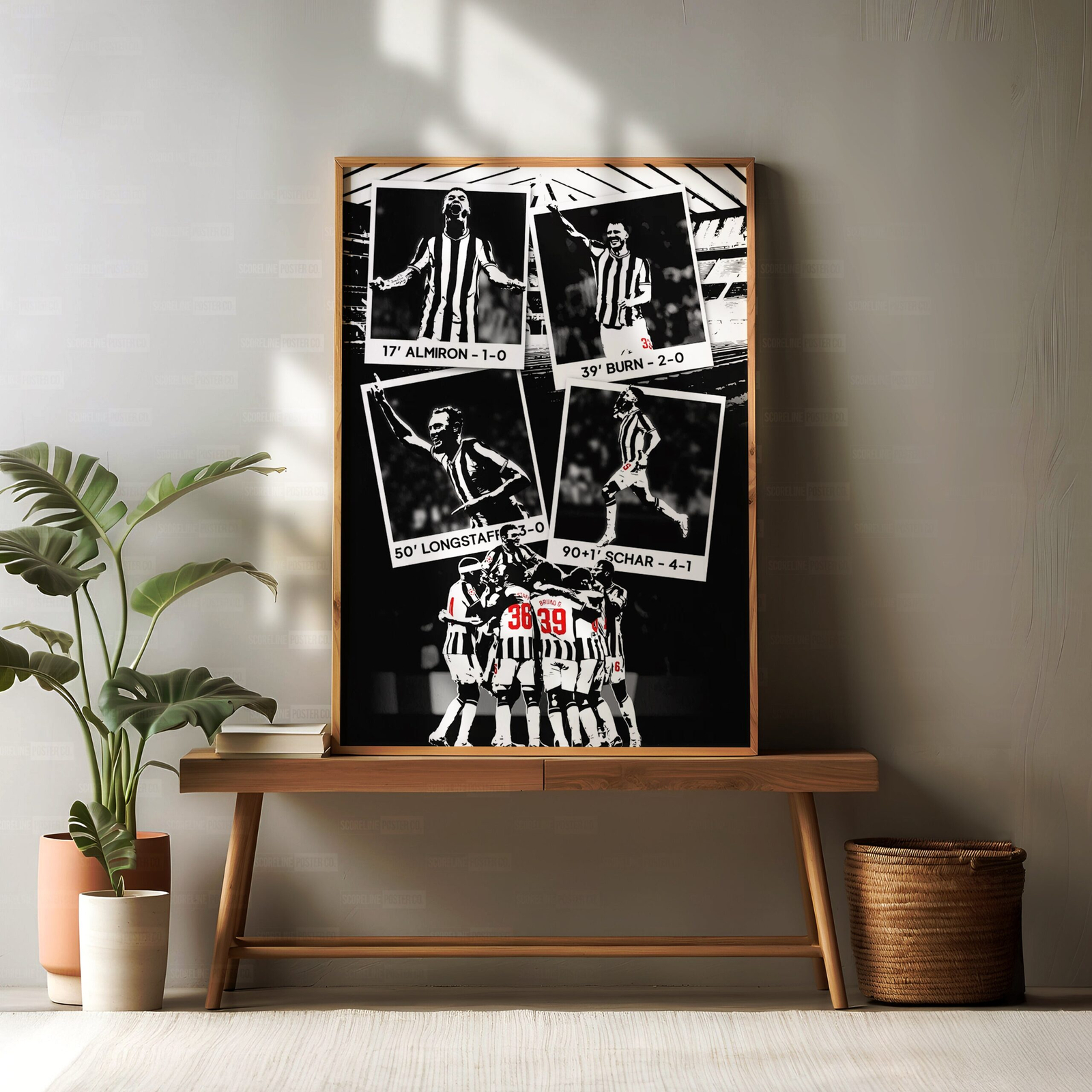 Newcastle United 'vs PSG' Poster - Image 2