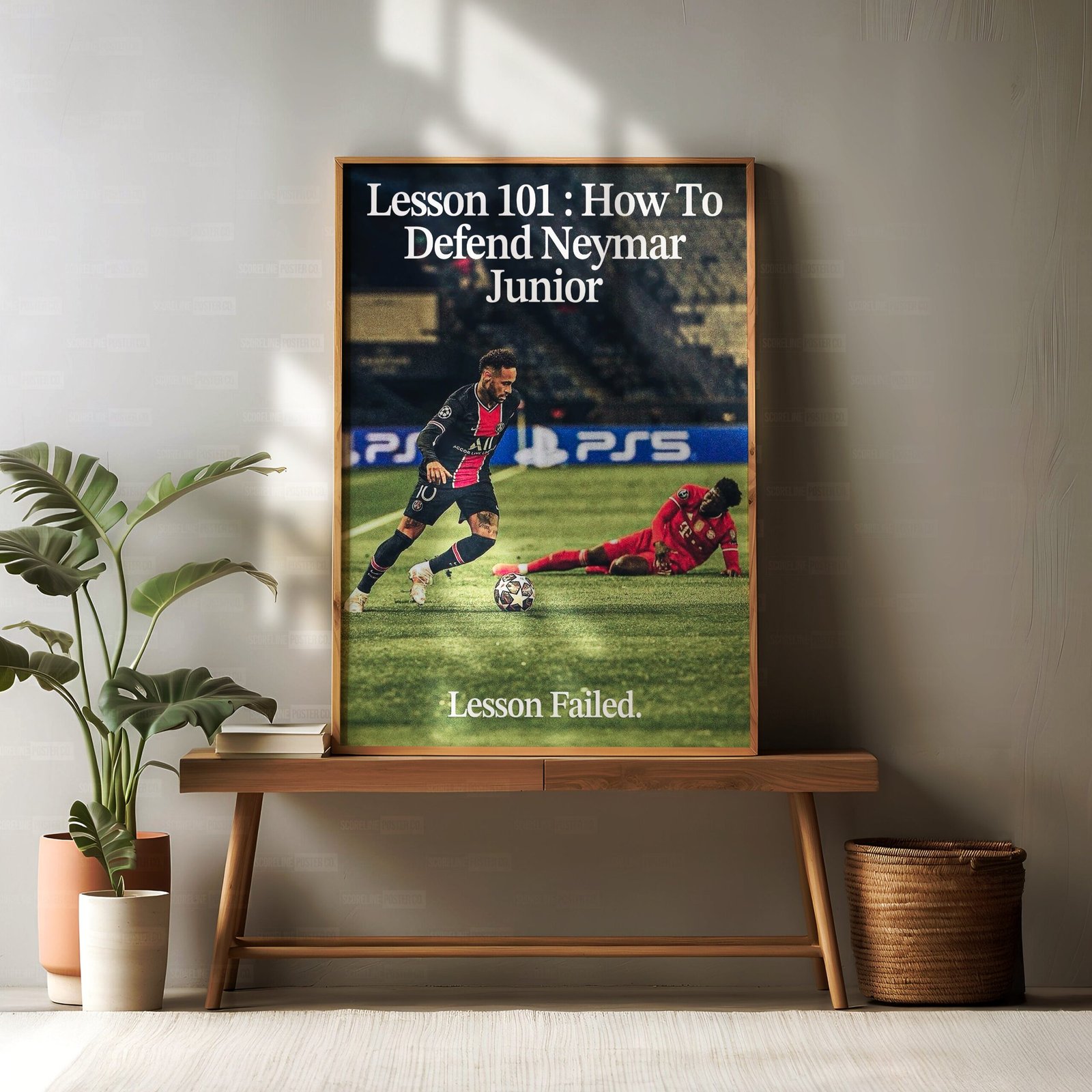 Neymar Jr. 'Lesson Failed' Poster - Image 2