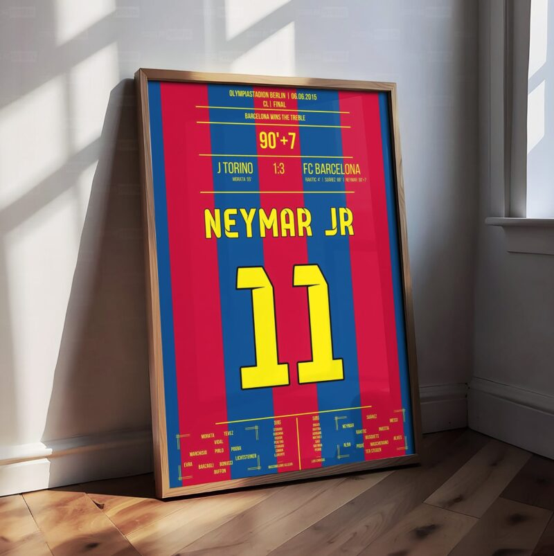 Neymar Shirt Poster