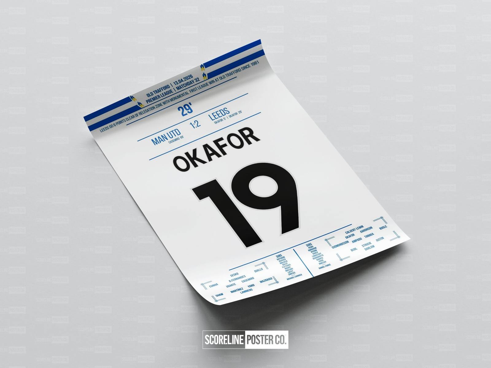 Noah Okafor Shirt Poster - Image 4