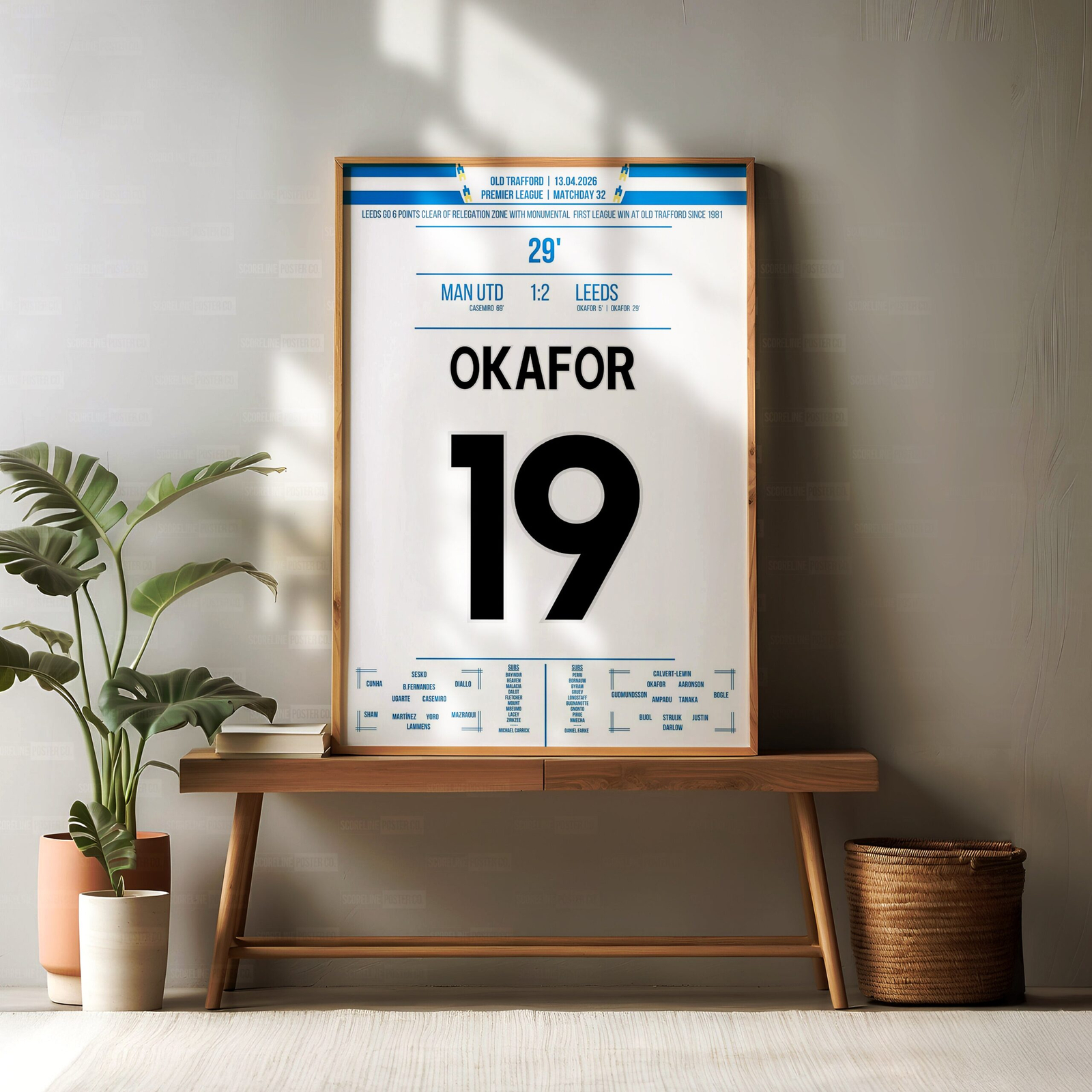Noah Okafor Shirt Poster - Image 2