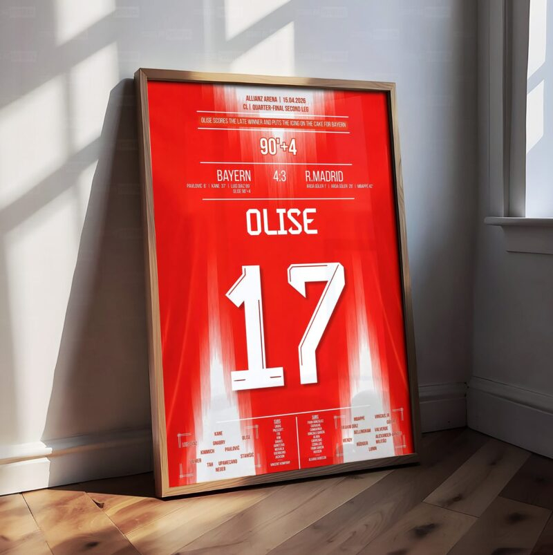 Michael Olise Shirt Poster