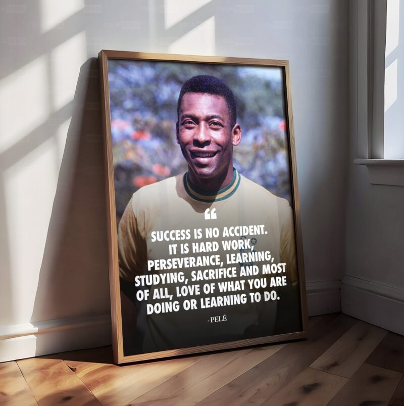 Pele 'Quote' Poster