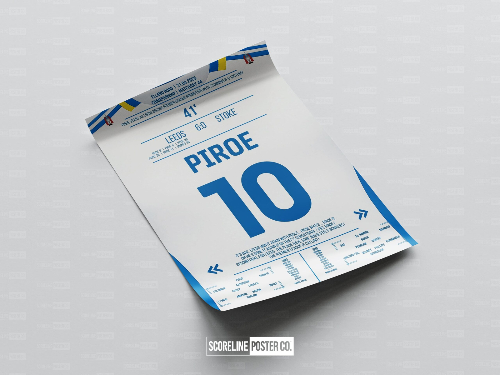 Joël Piroe Shirt Poster - Image 4