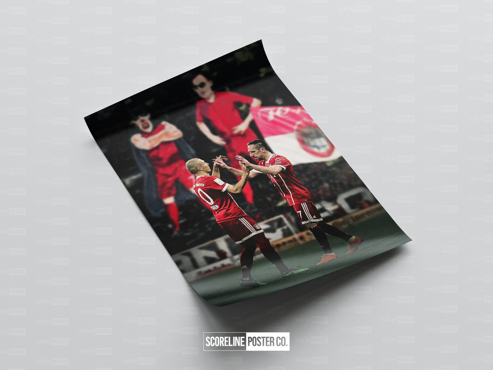 Arjen Robben & Franck Ribery Poster - Image 4