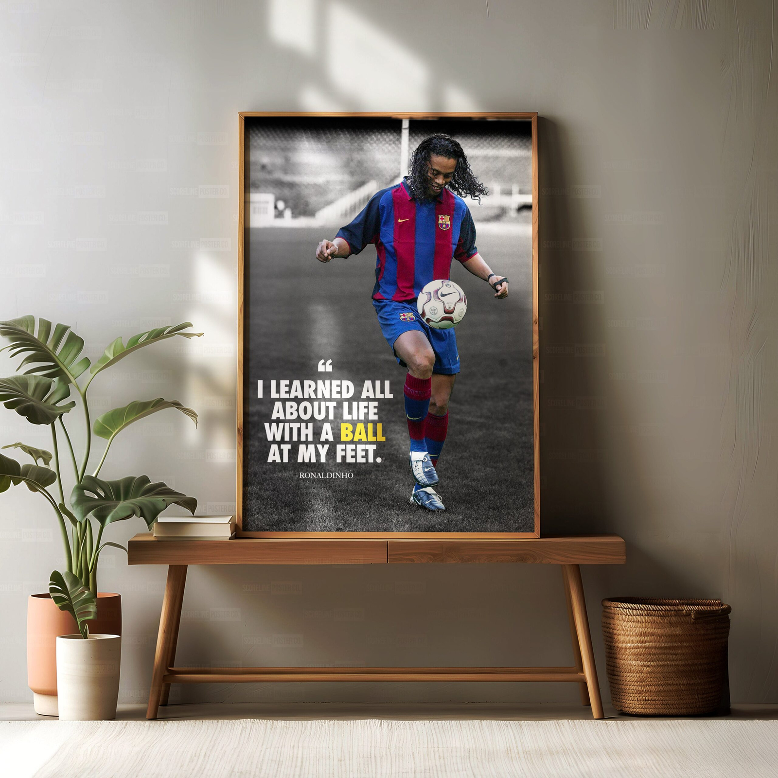 Ronaldinho 'Quote' Poster - Image 2