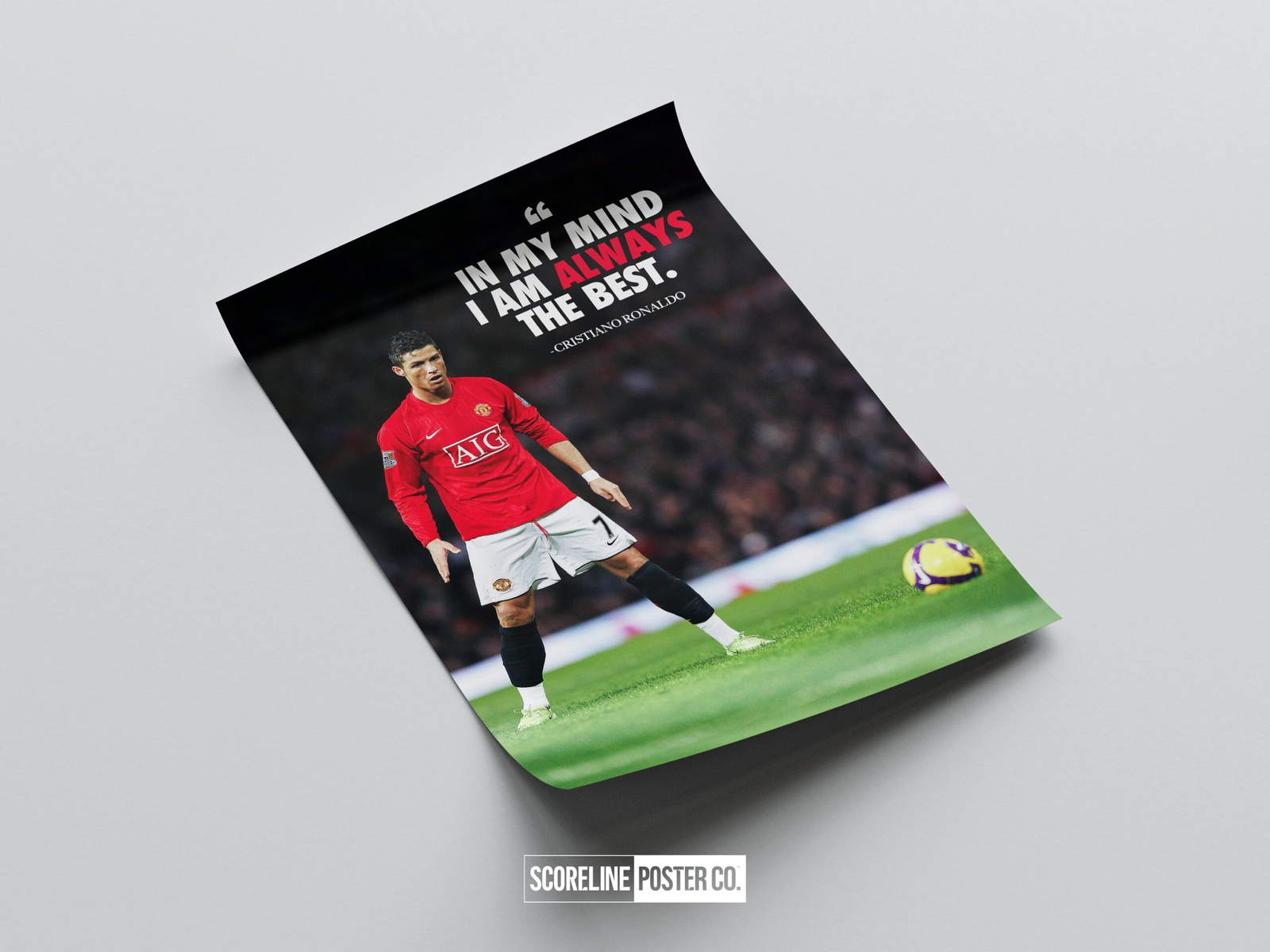 Cristiano Ronaldo 'Quote' Poster - Image 4