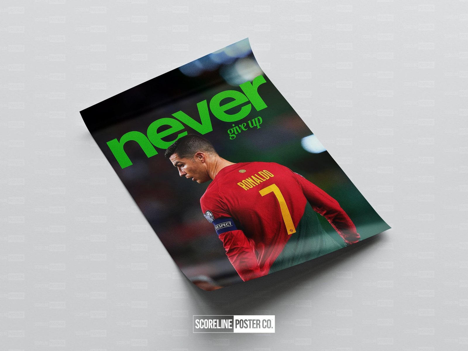 Cristiano Ronaldo 'Never Give Up' Poster - Image 4