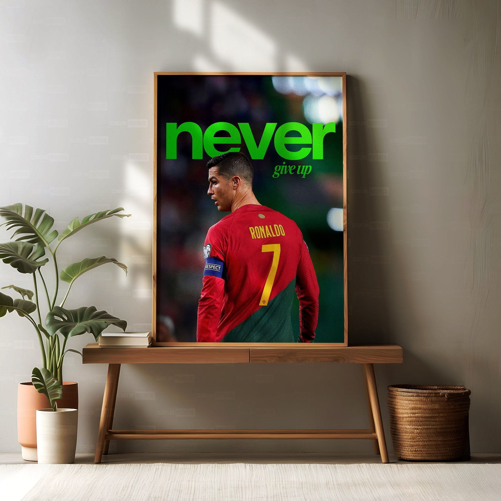 Cristiano Ronaldo 'Never Give Up' Poster - Image 2