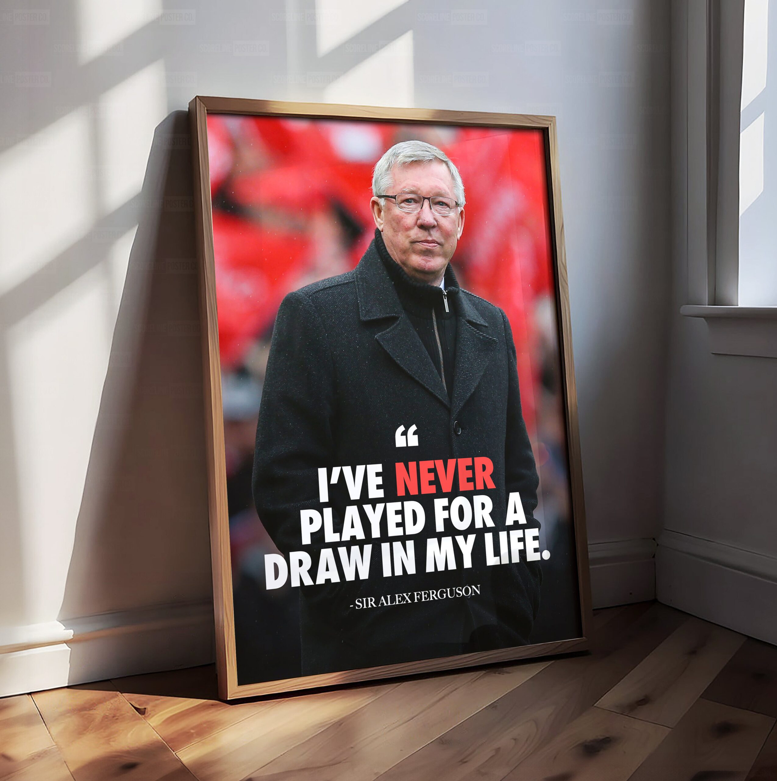 Sir Alex Ferguson 'Quote' Poster