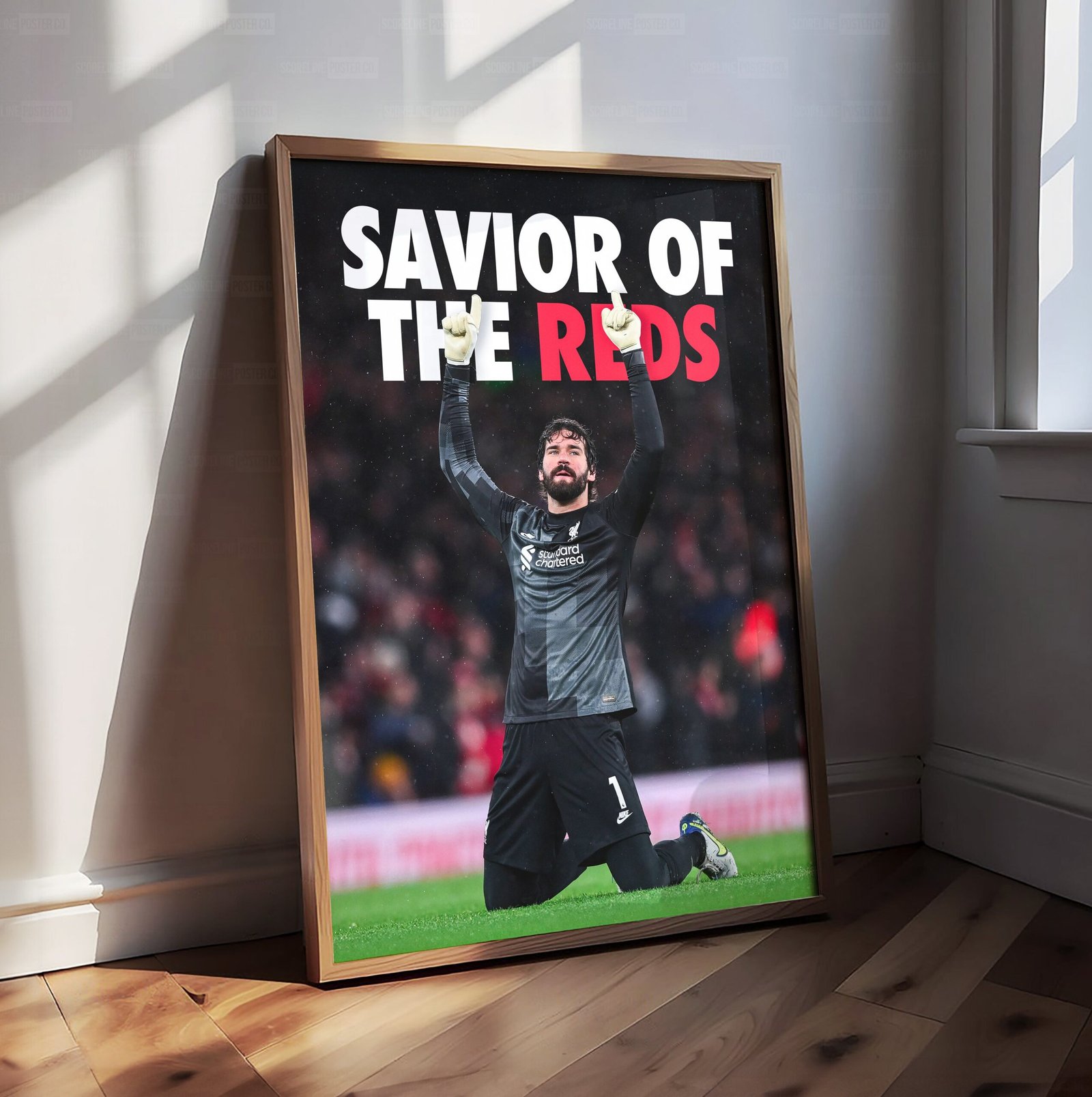 Alisson Becker 'Savior of the Reds' Poster