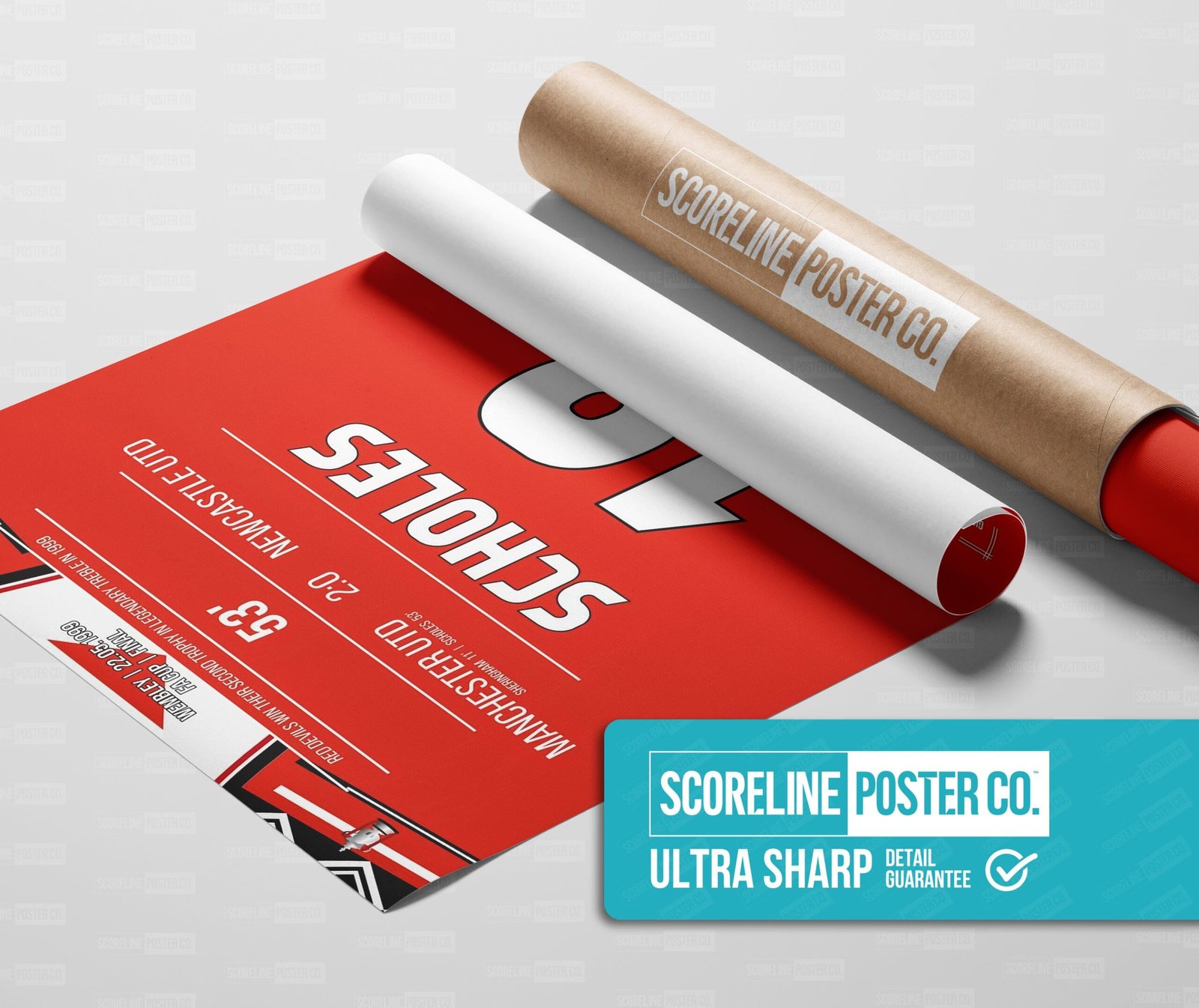 Paul Scholes Shirt Poster - Image 3