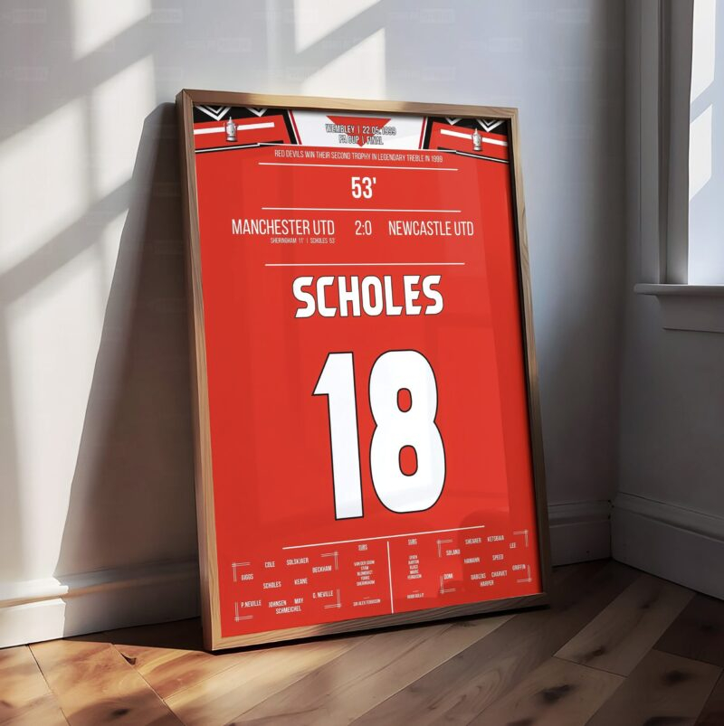 Paul Scholes Shirt Poster