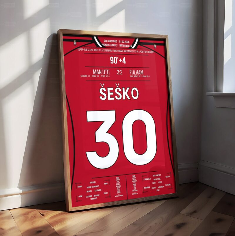 Benjamin Sesko Shirt Poster