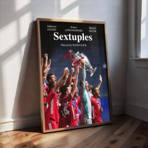 Bayern Munich 'Sextuples' Poster