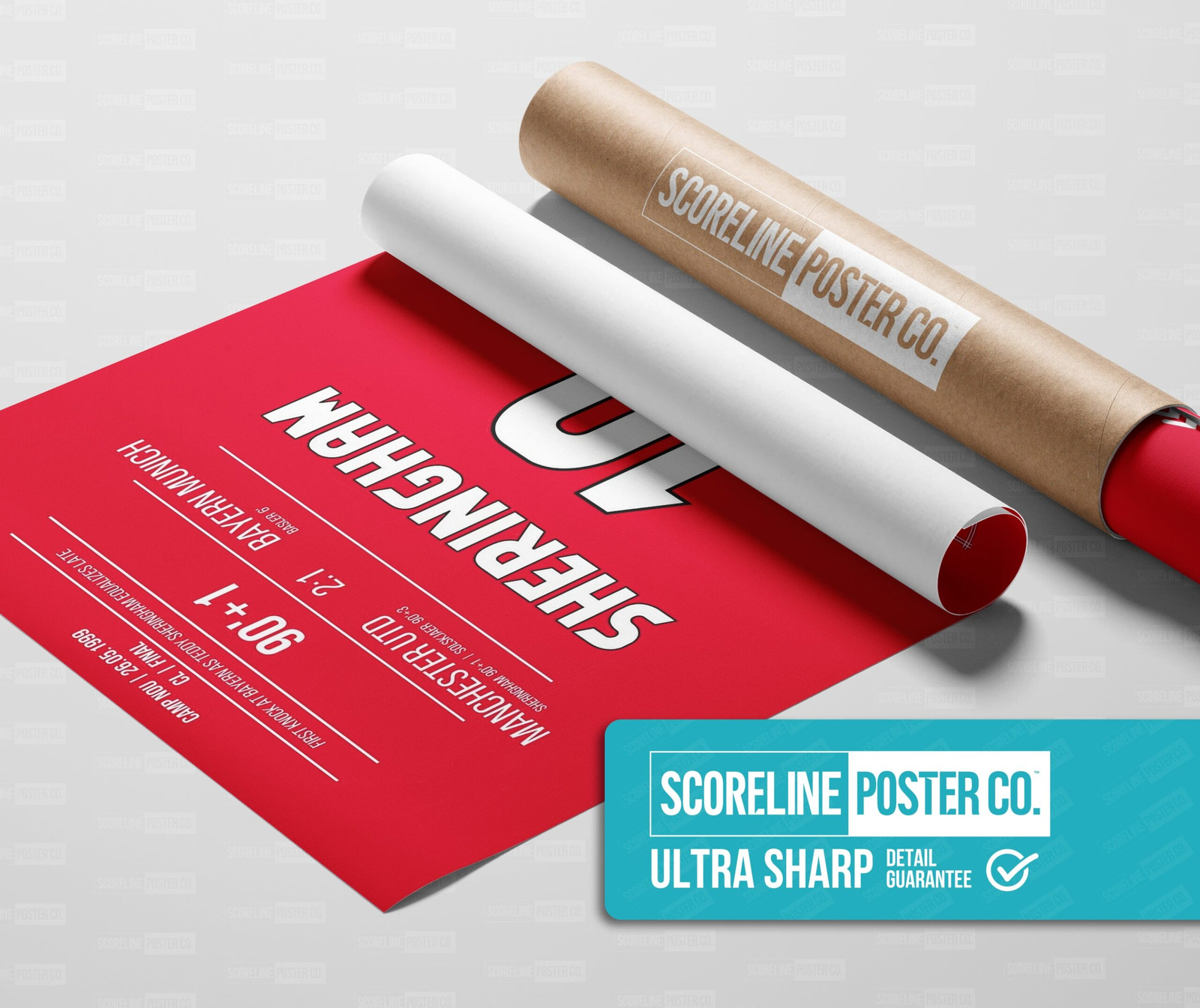 Teddy Sheringham Shirt Poster - Image 3