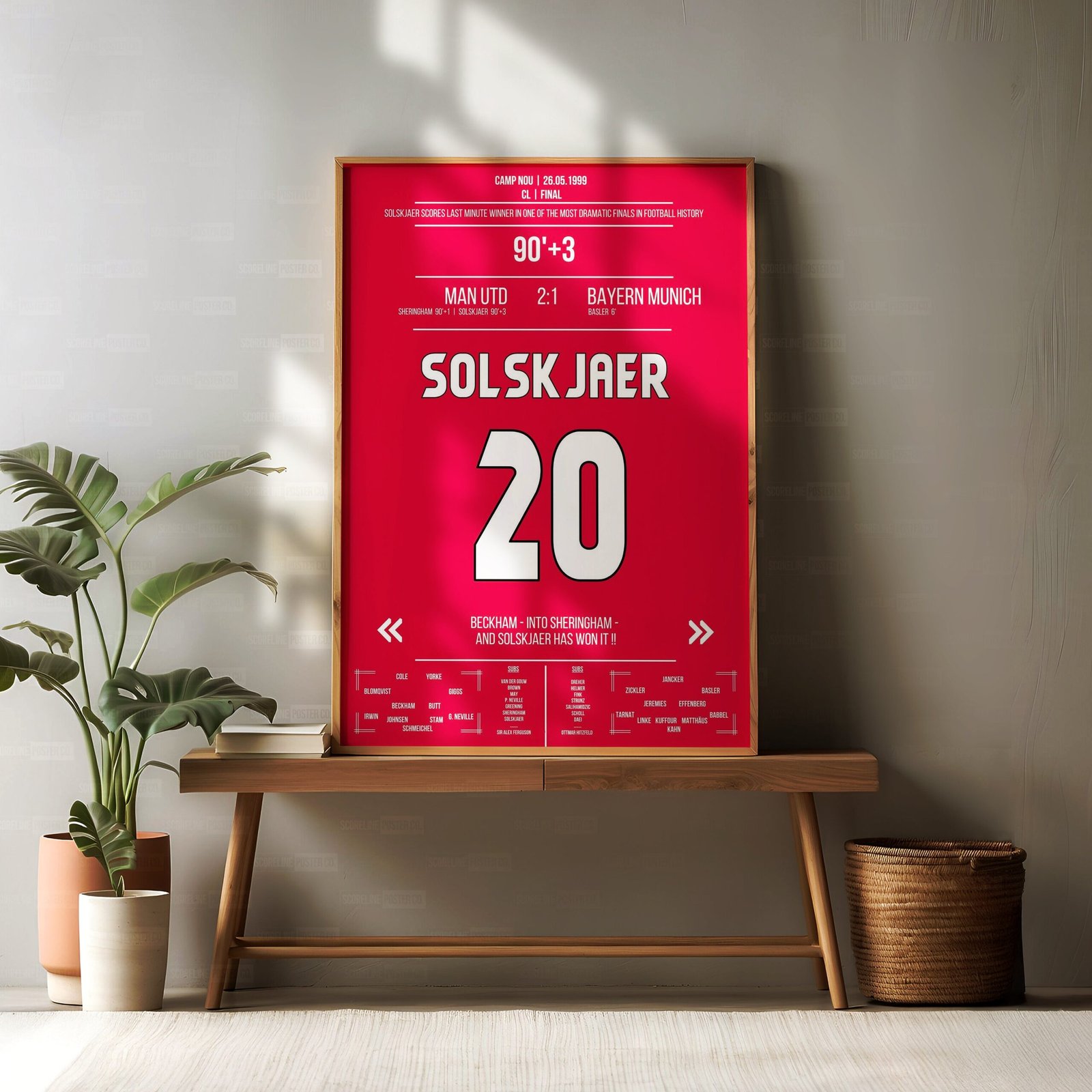 Ole Gunnar Solskjær Shirt Poster - Image 2