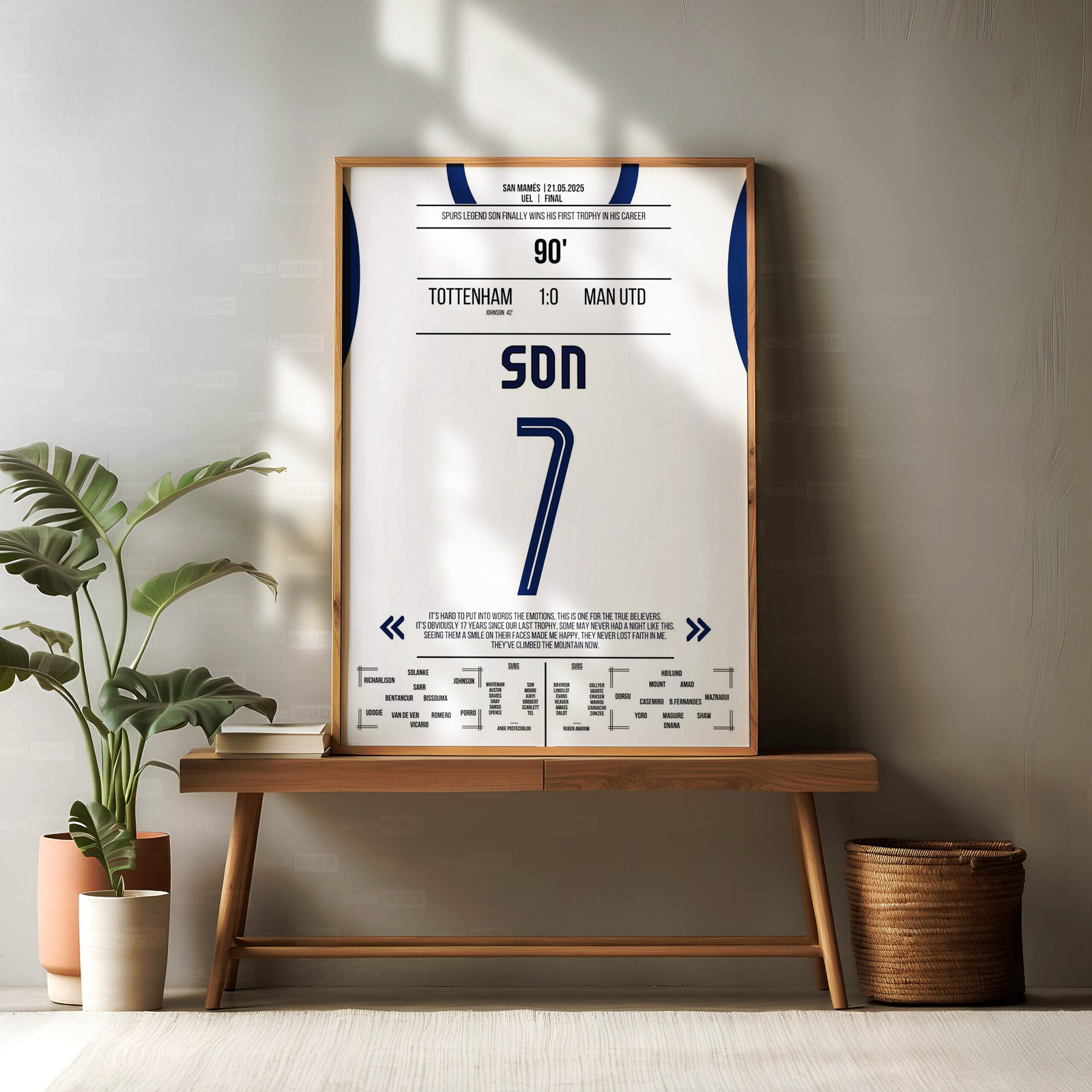 Son Heung-min Shirt Poster - Image 2
