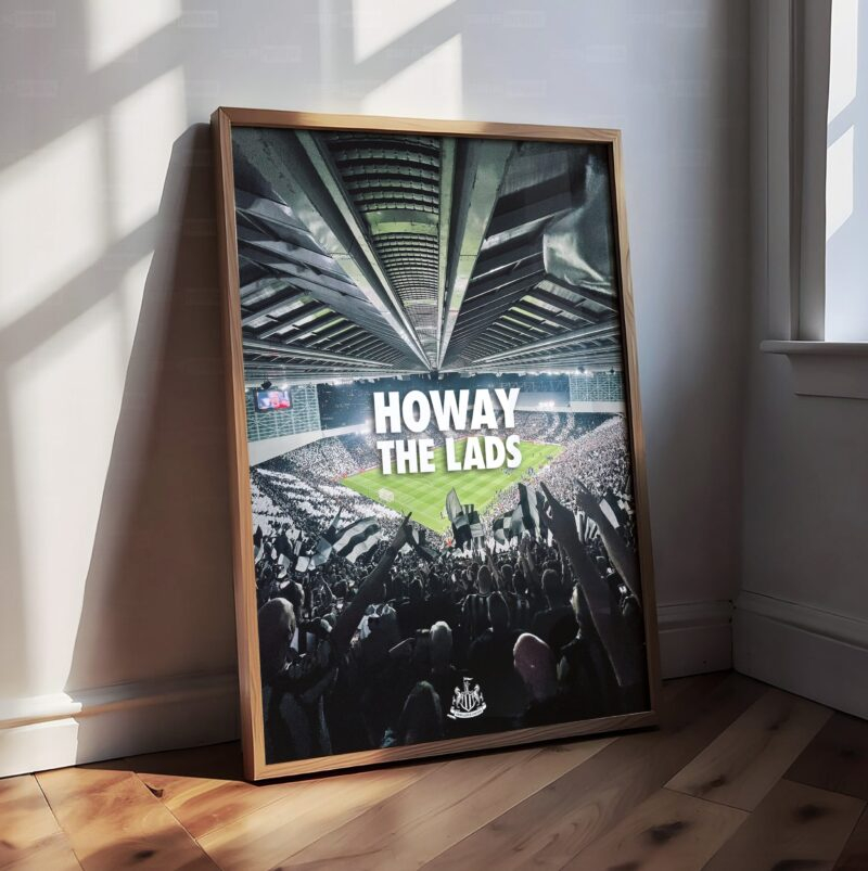 St James Park 'Howay The Lads' Poster