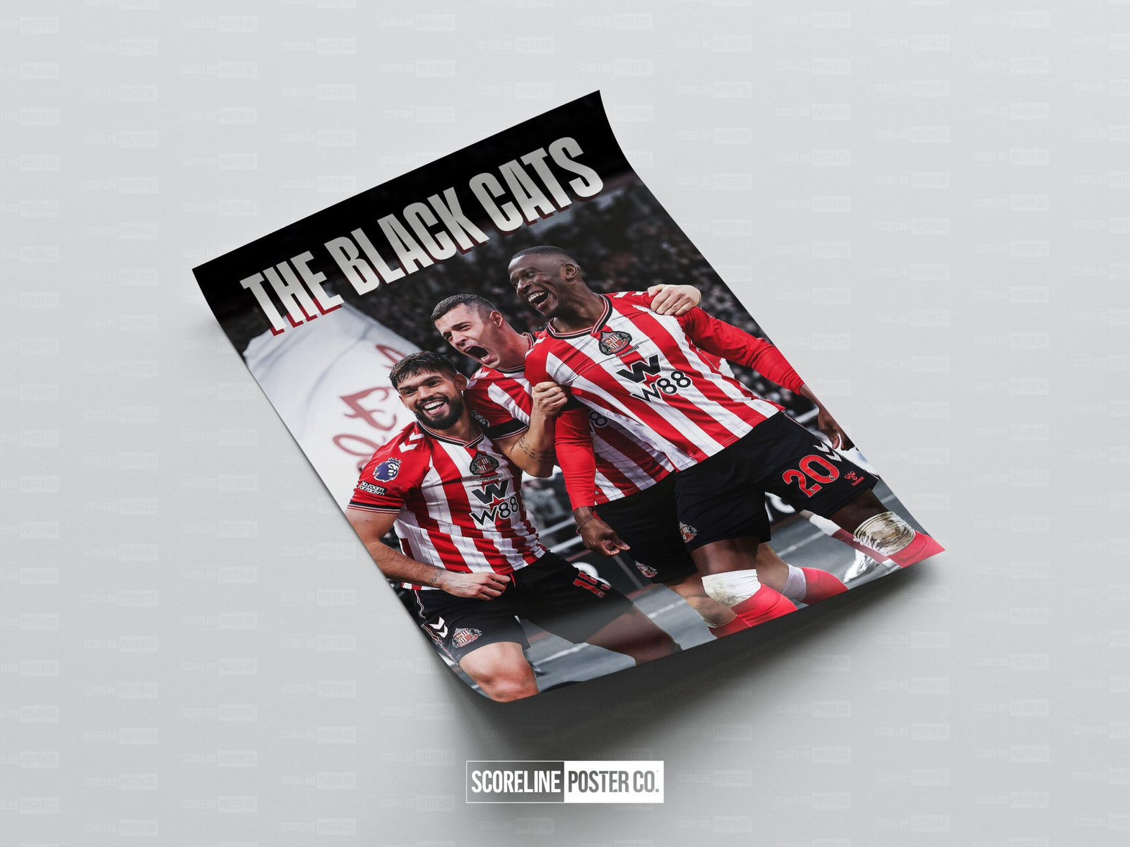 Sunderland 'The Black Cats' Poster - Image 4