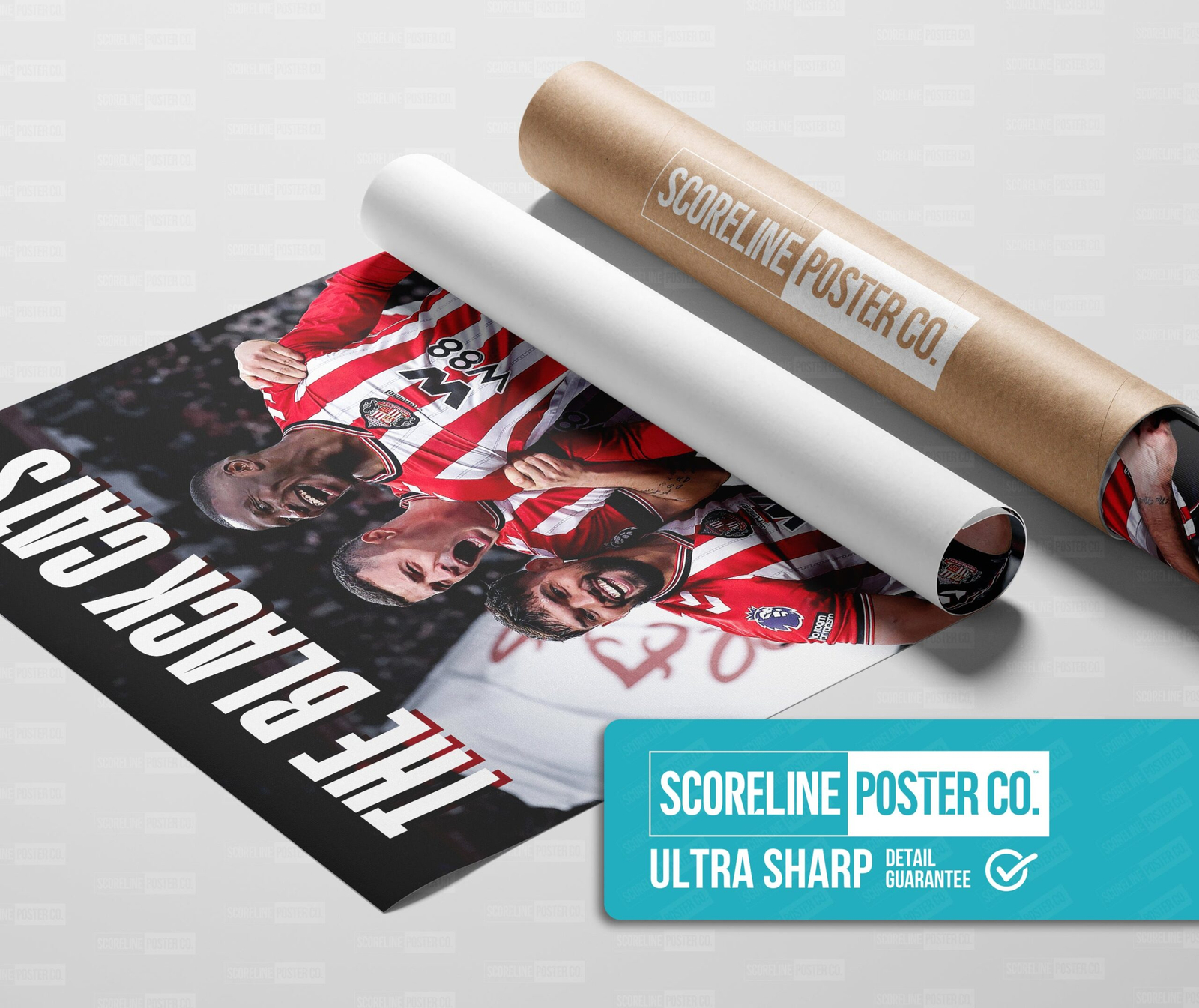 Sunderland 'The Black Cats' Poster - Image 3