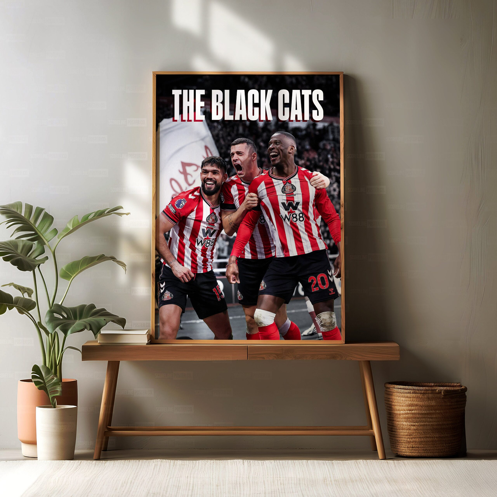 Sunderland 'The Black Cats' Poster - Image 2