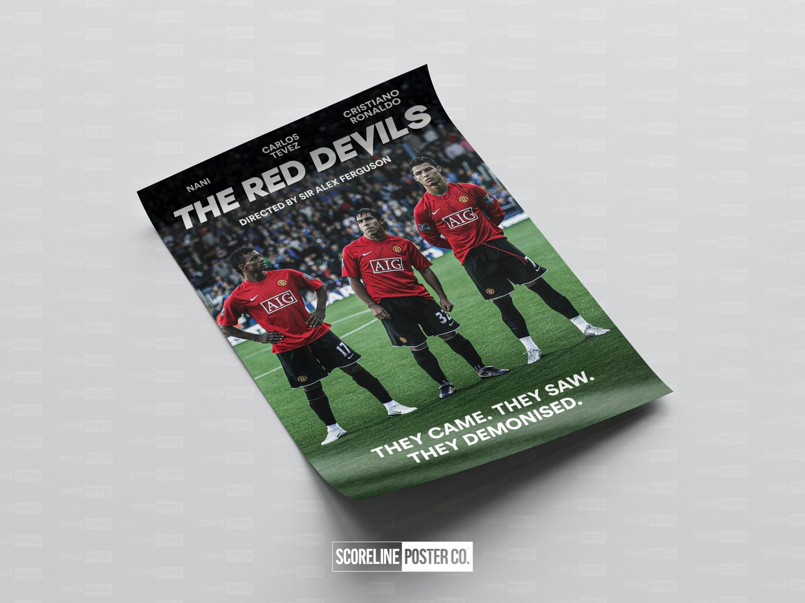Manchester United 'The Red Devils' Poster - Image 4
