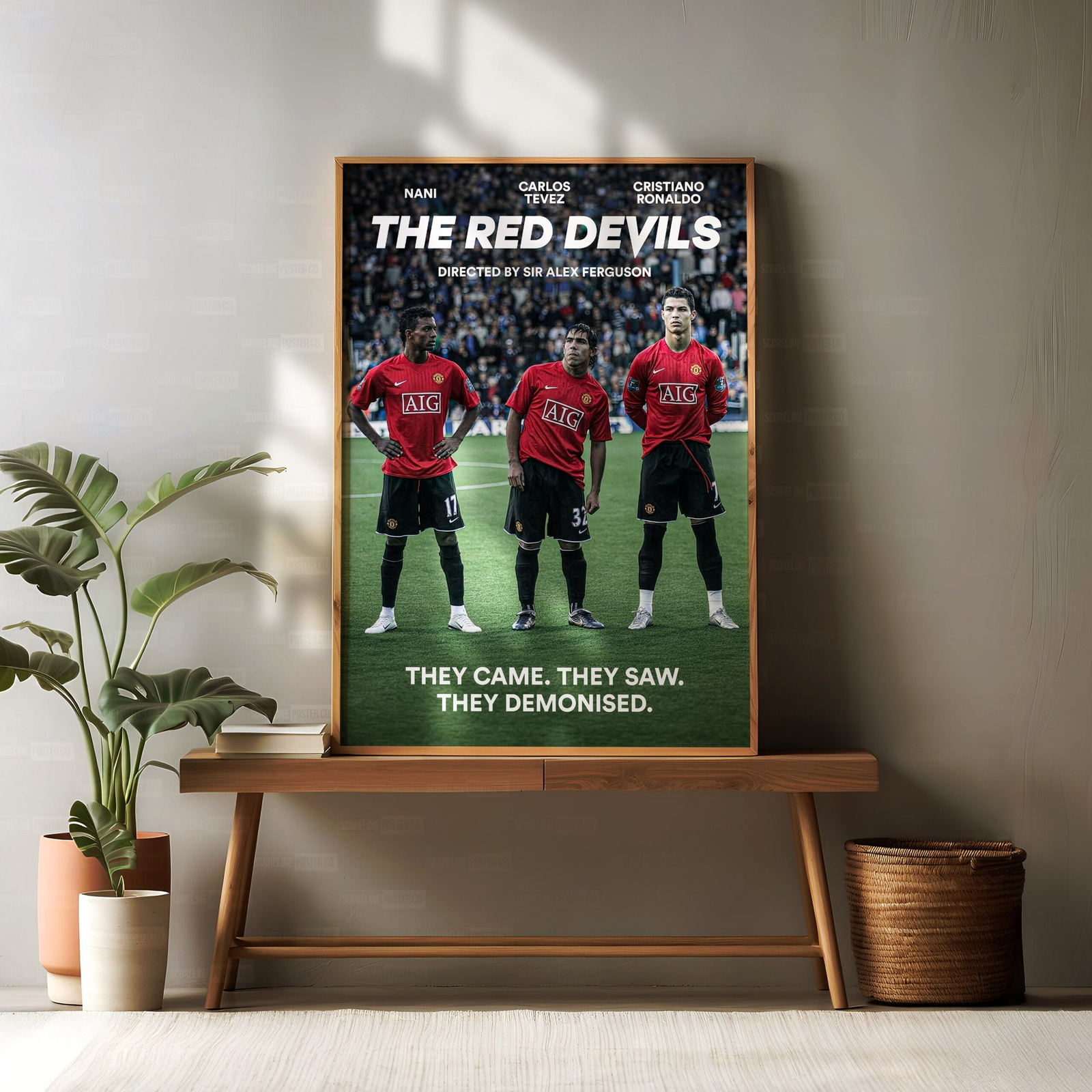 Manchester United 'The Red Devils' Poster - Image 2