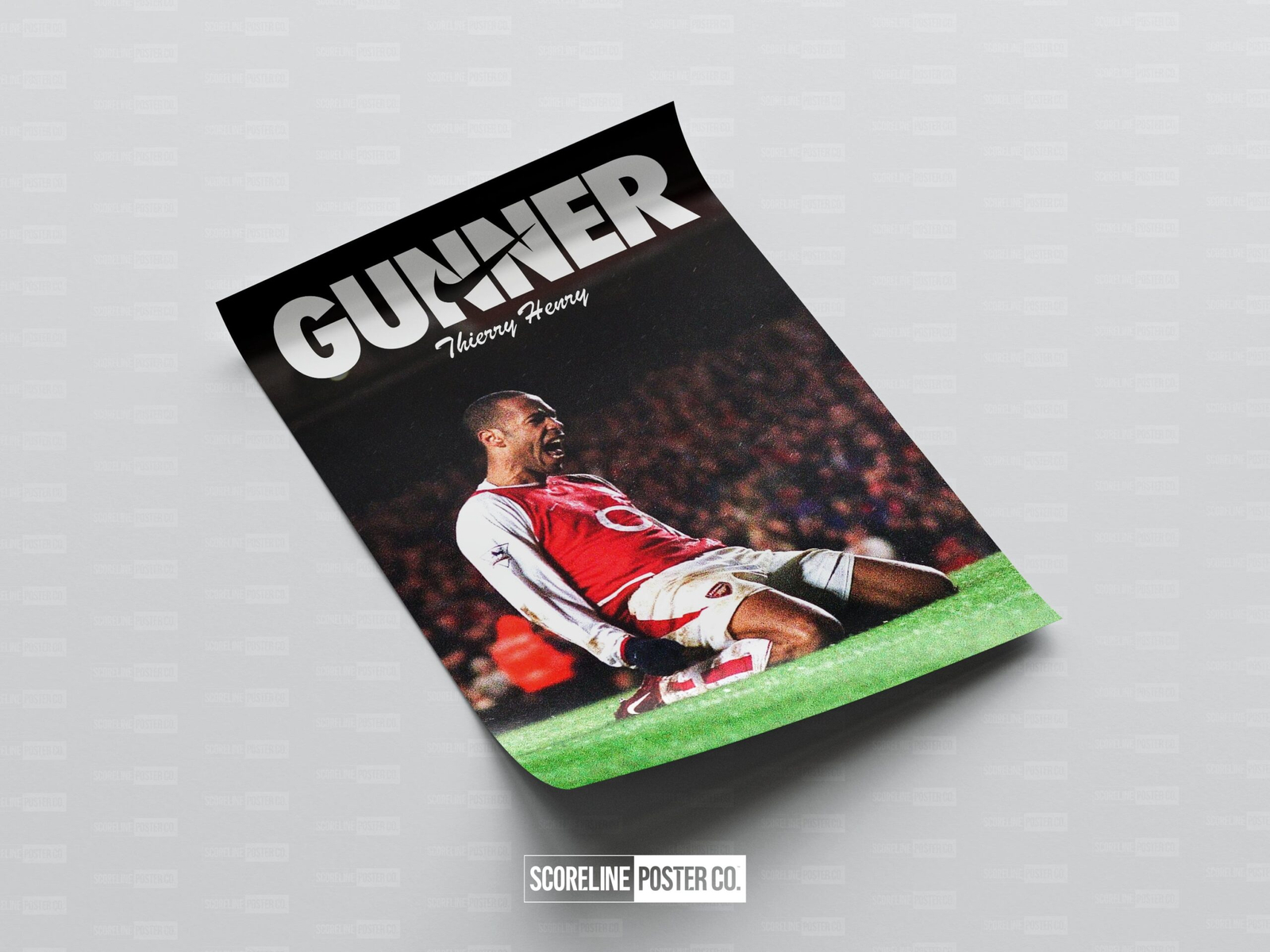 Thierry Henry 'Gunner' Poster - Image 4