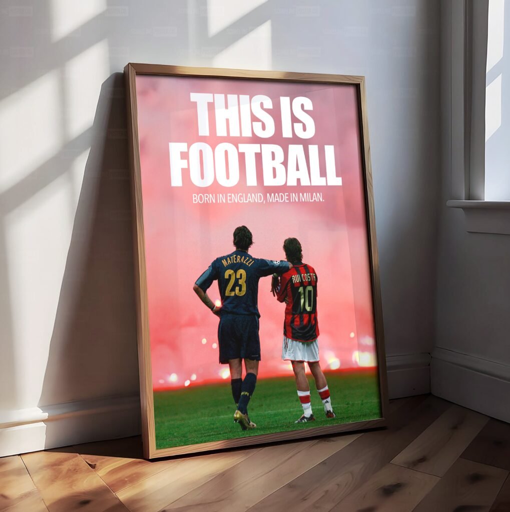 Milan 'This Is Football' Poster