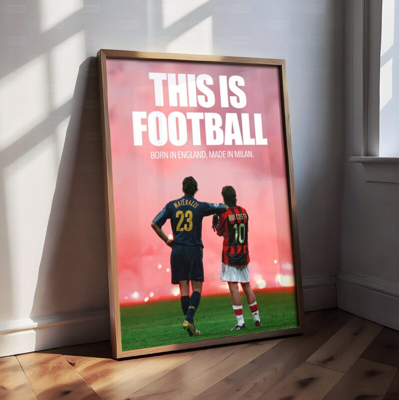 Milan 'This Is Football' Poster