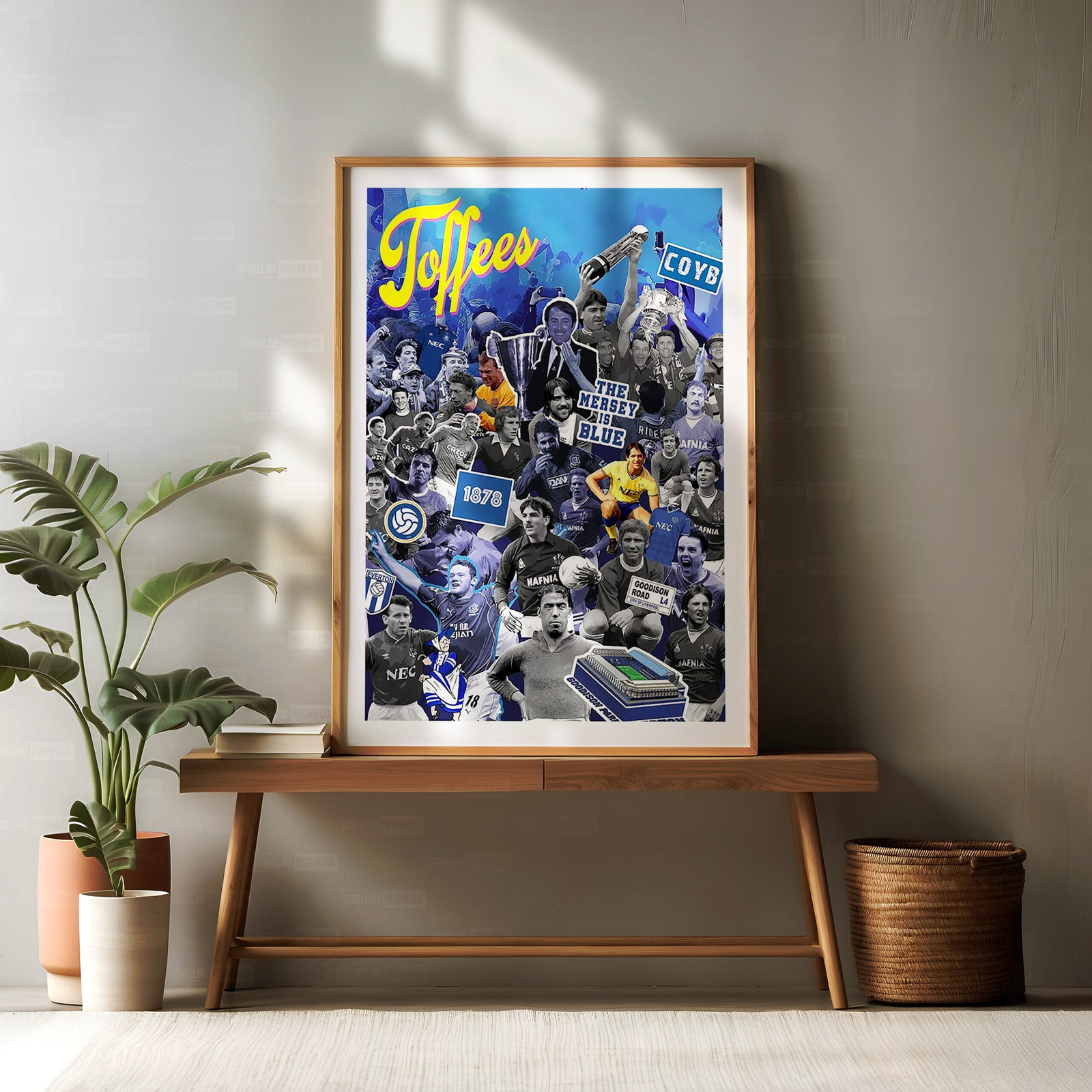 Everton 'Toffees' Vintage Poster - Image 2