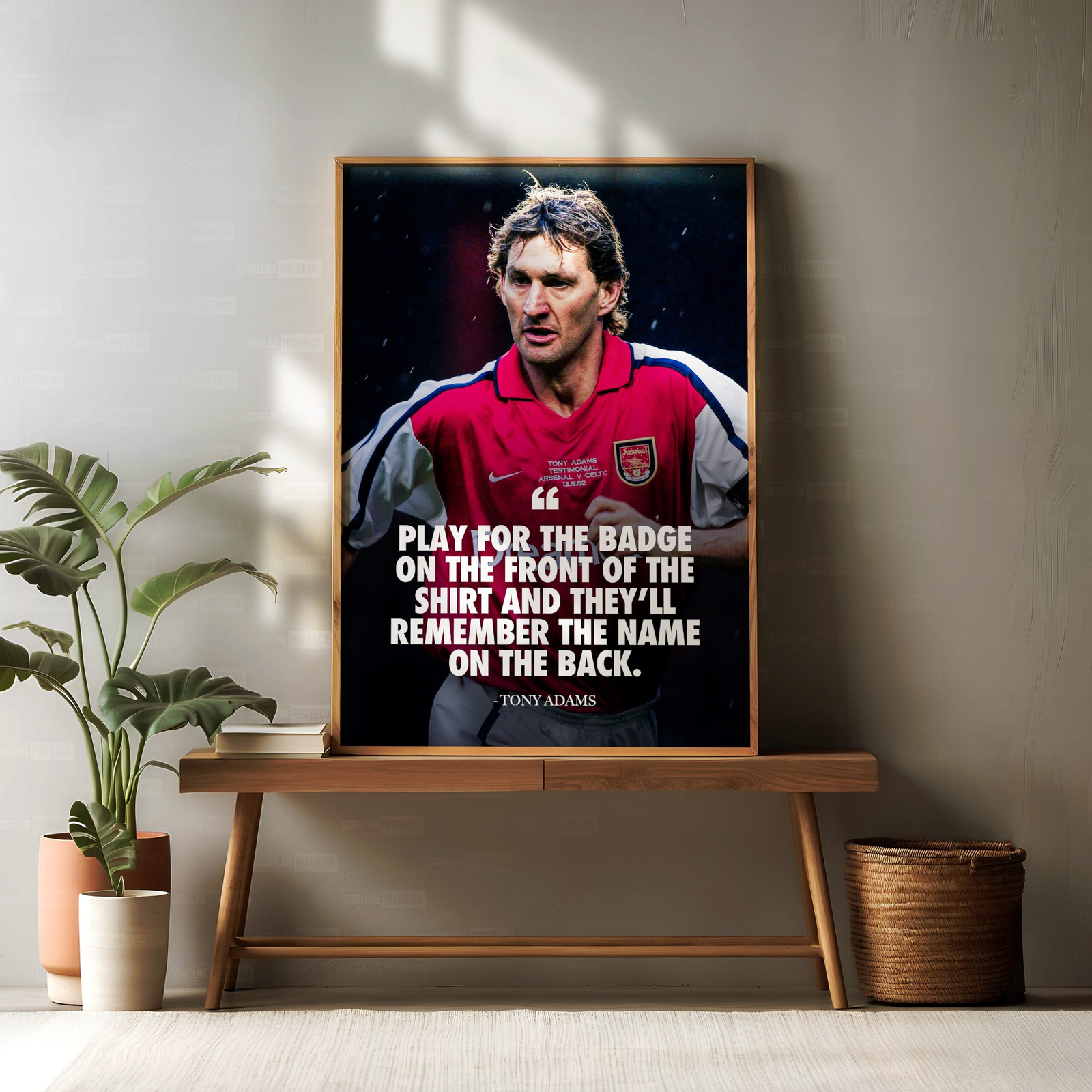 Tony Adams 'Quote' Poster - Image 2