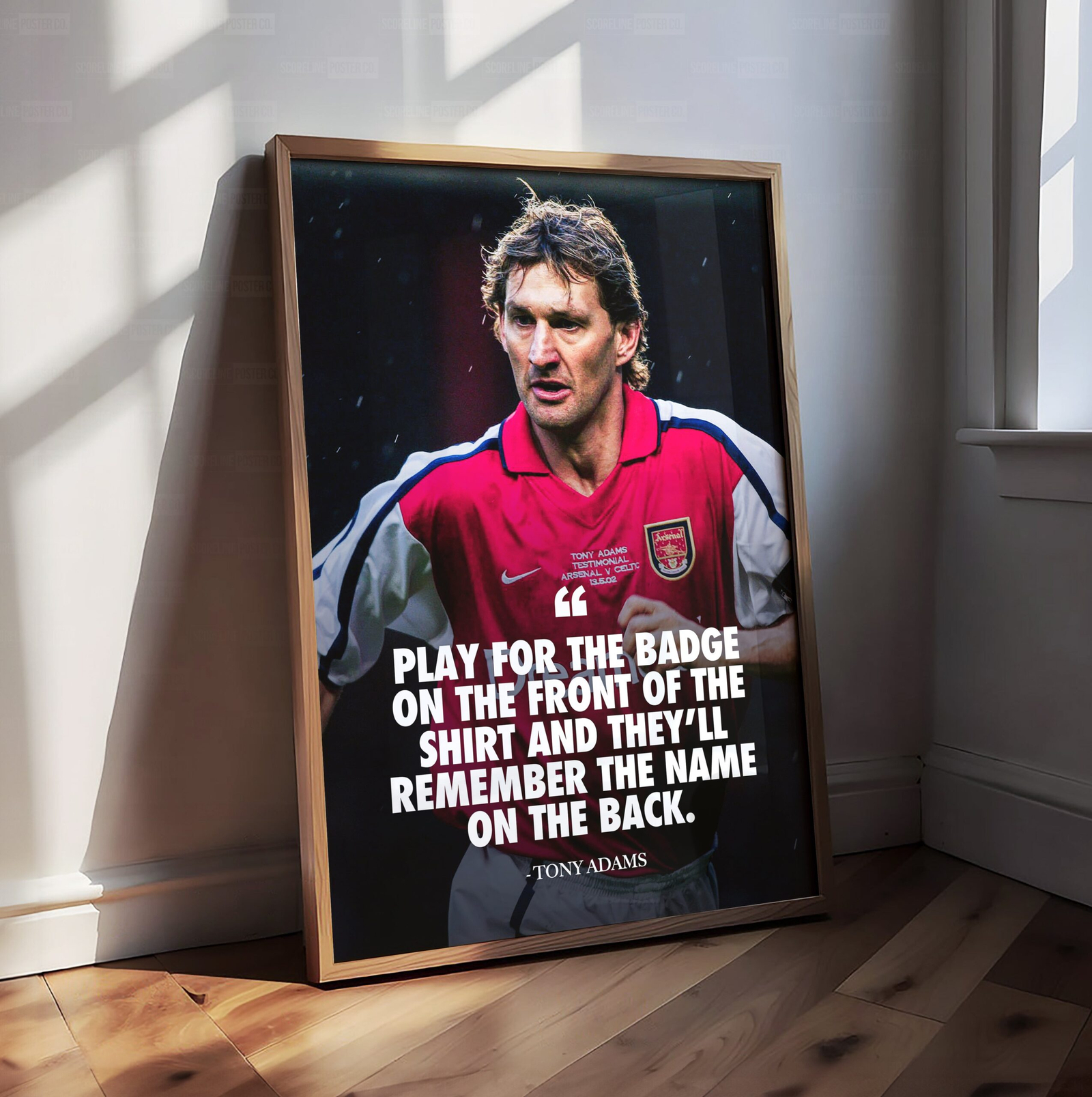 Tony Adams 'Quote' Poster