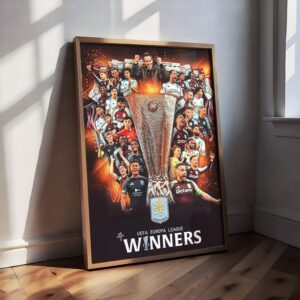 Aston Villa 'UEFA Europa League Champions' Poster