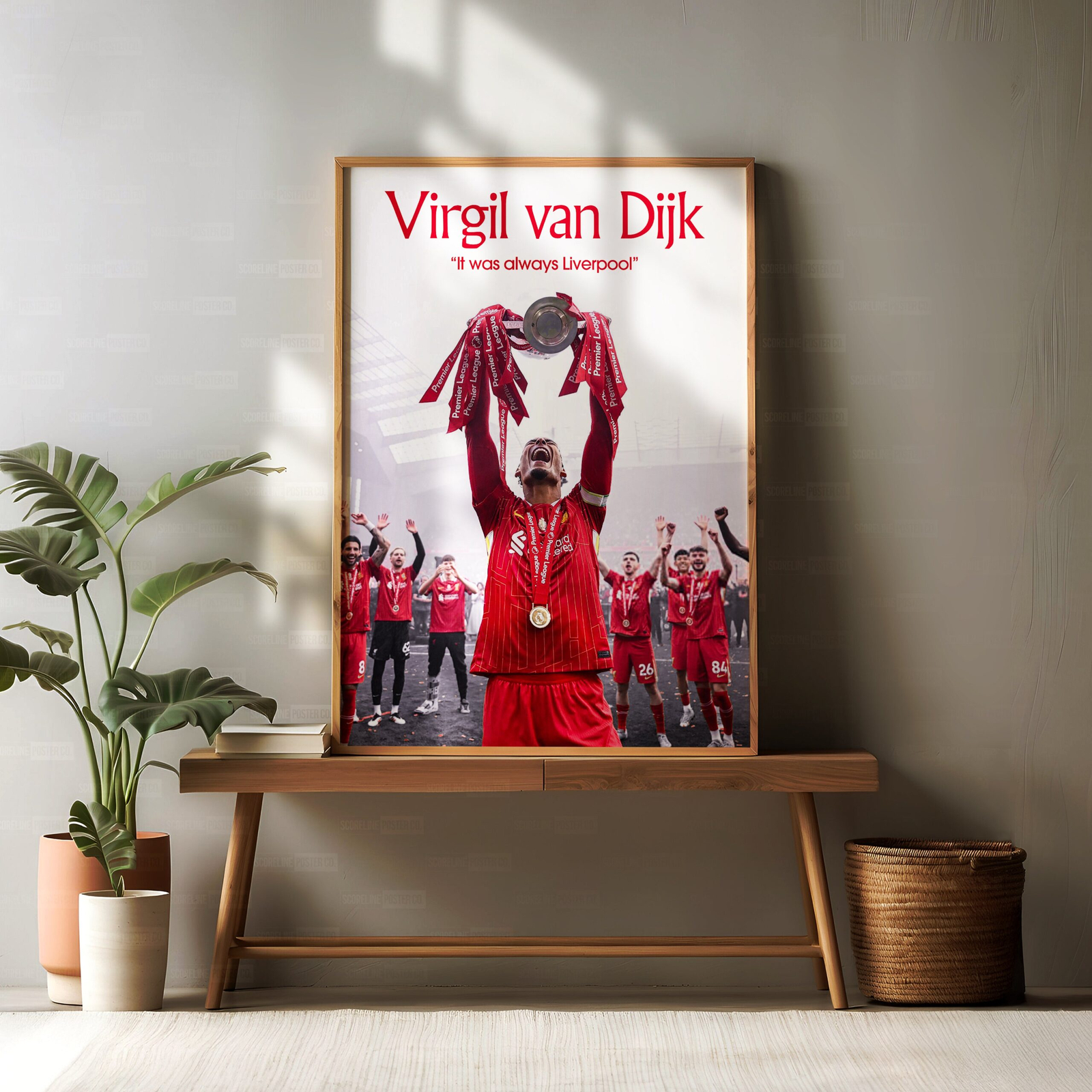 Virgil van Dijk 'Always Liverpool' Poster - Image 2