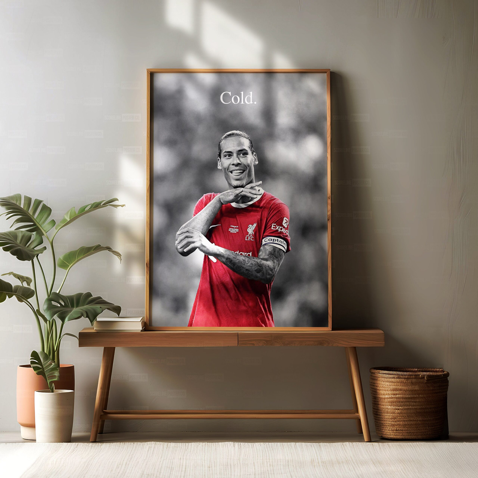 Virgil van Dijk 'Cold' Poster - Image 2