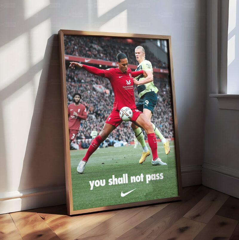 Virgil van Dijk 'You Shall Not Pass' Poster