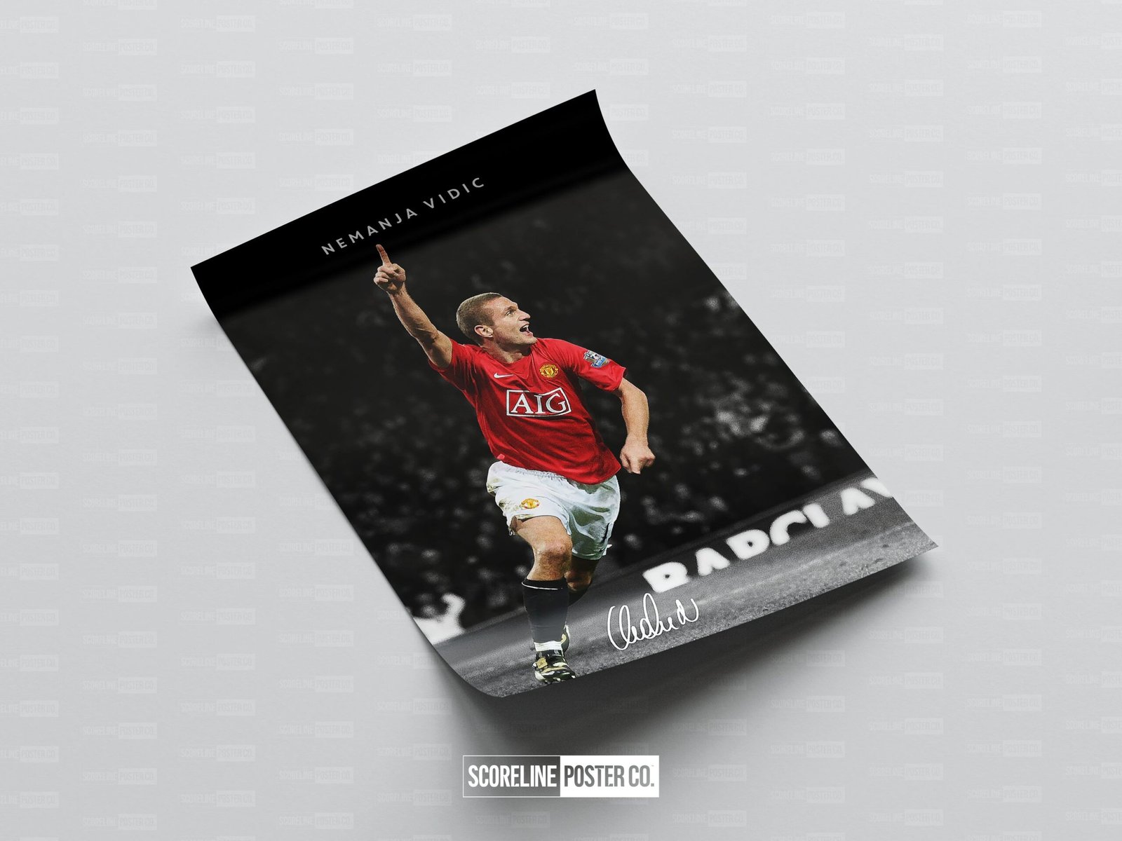 Nemanja Vidic Poster - Image 4