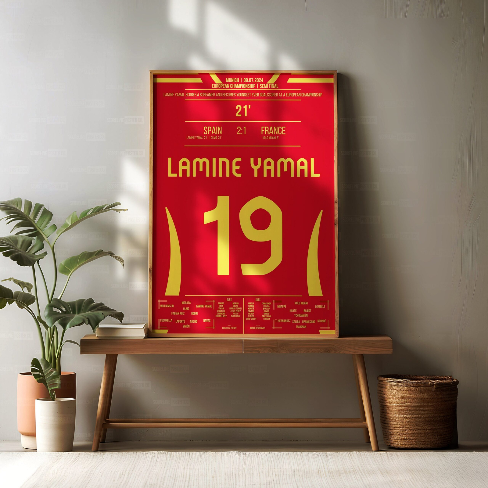 Lamine Yamal Shirt Poster - Image 2