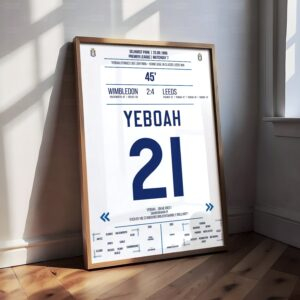 Tony Yeboah Shirt Poster