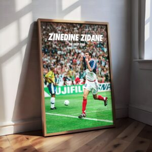 Zinedine Zidane 'First Star' Poster