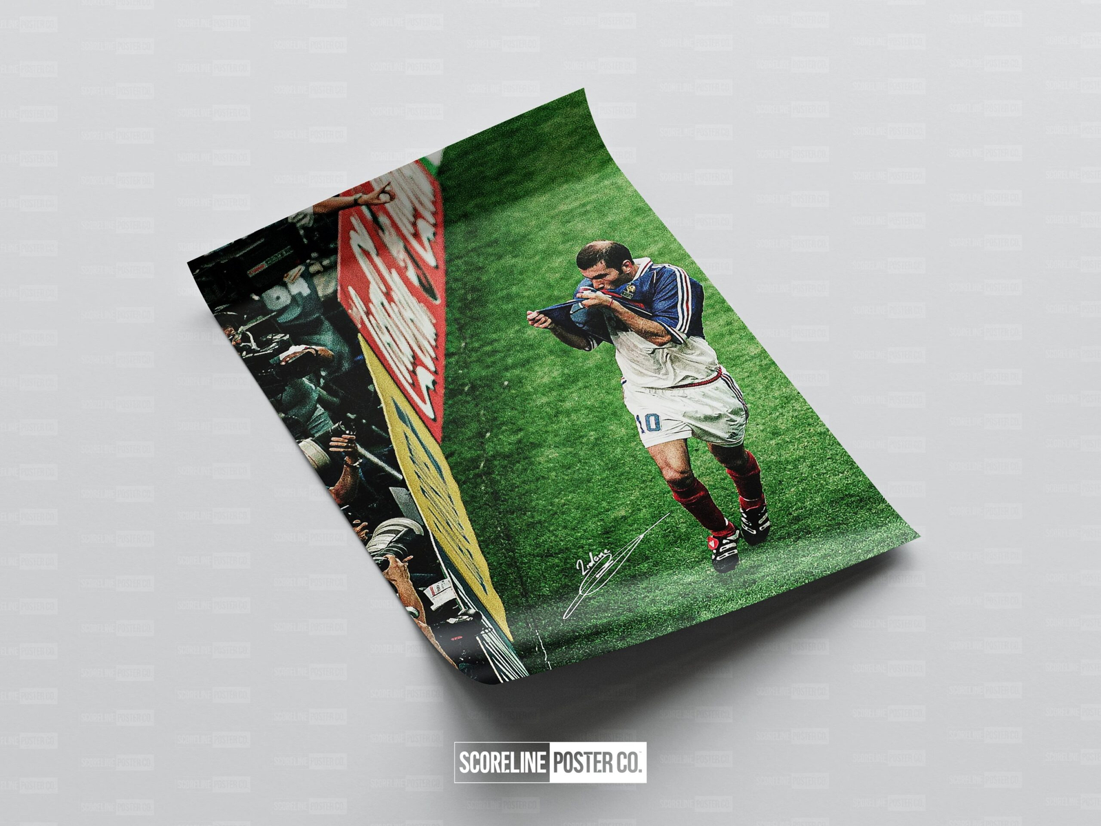 Zinedine Zidane 'Signature' Poster - Image 4