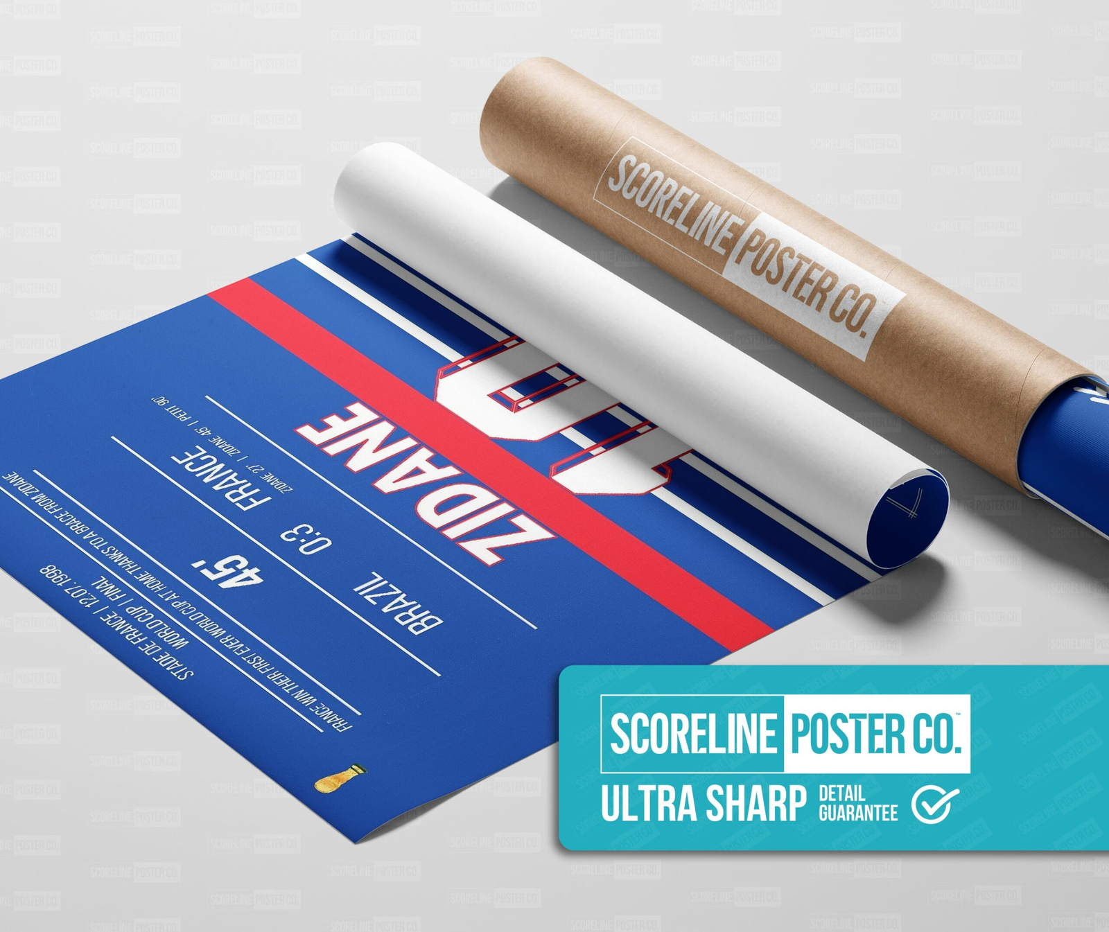 Zinedine Zidane Shirt Poster - Image 3