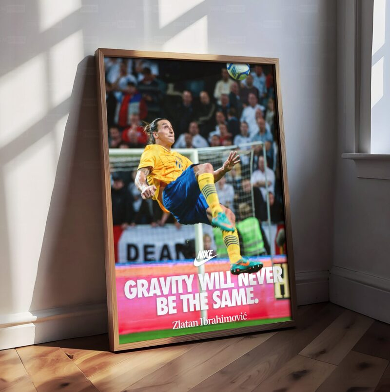 Zlatan 'Gravity Will Never Be The Same' Poster