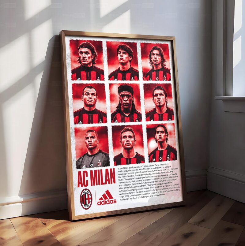 AC Milan ‘Icons’ Poster