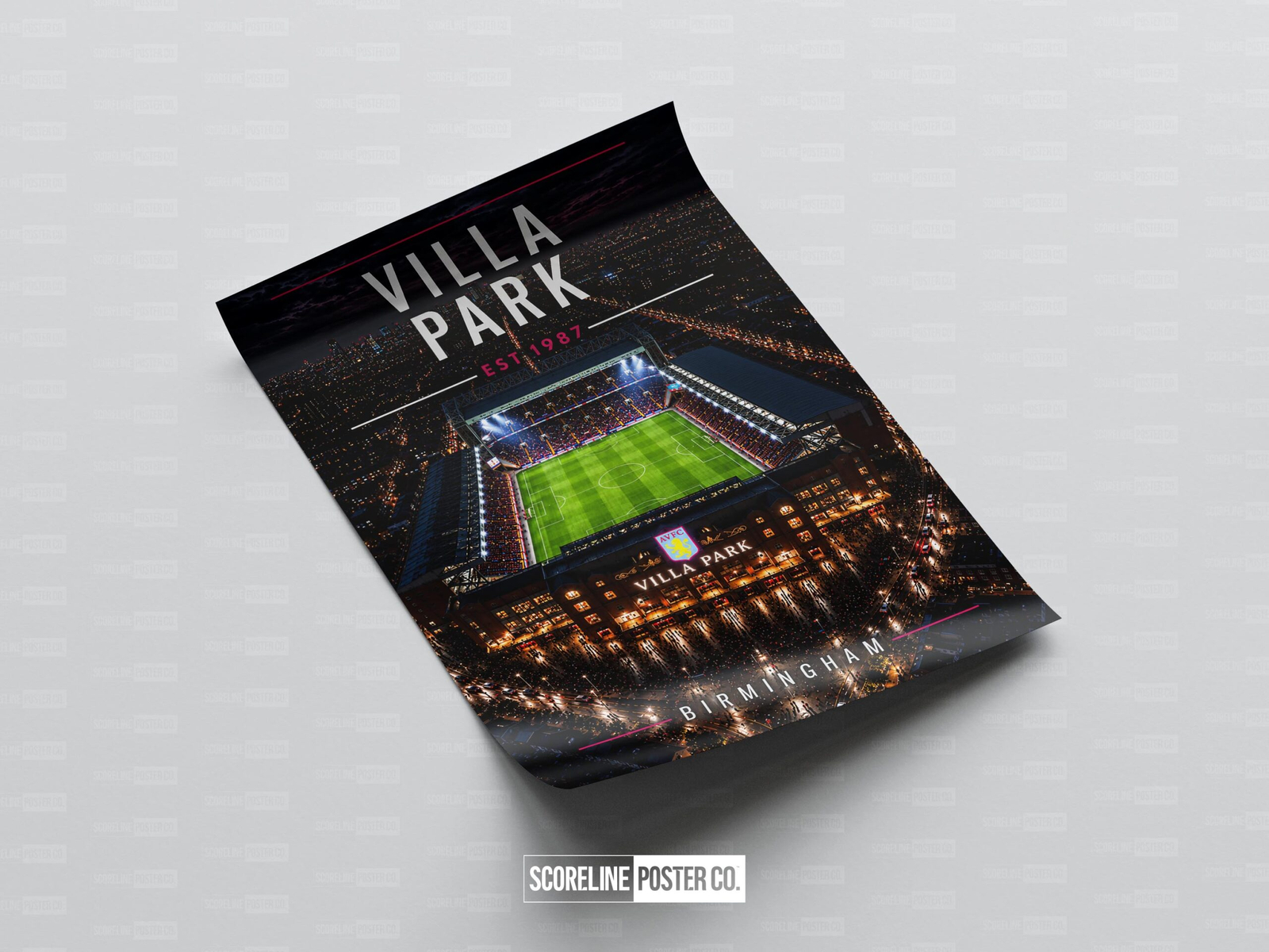 Aston Villa ‘Villa Park’ Poster - Image 4