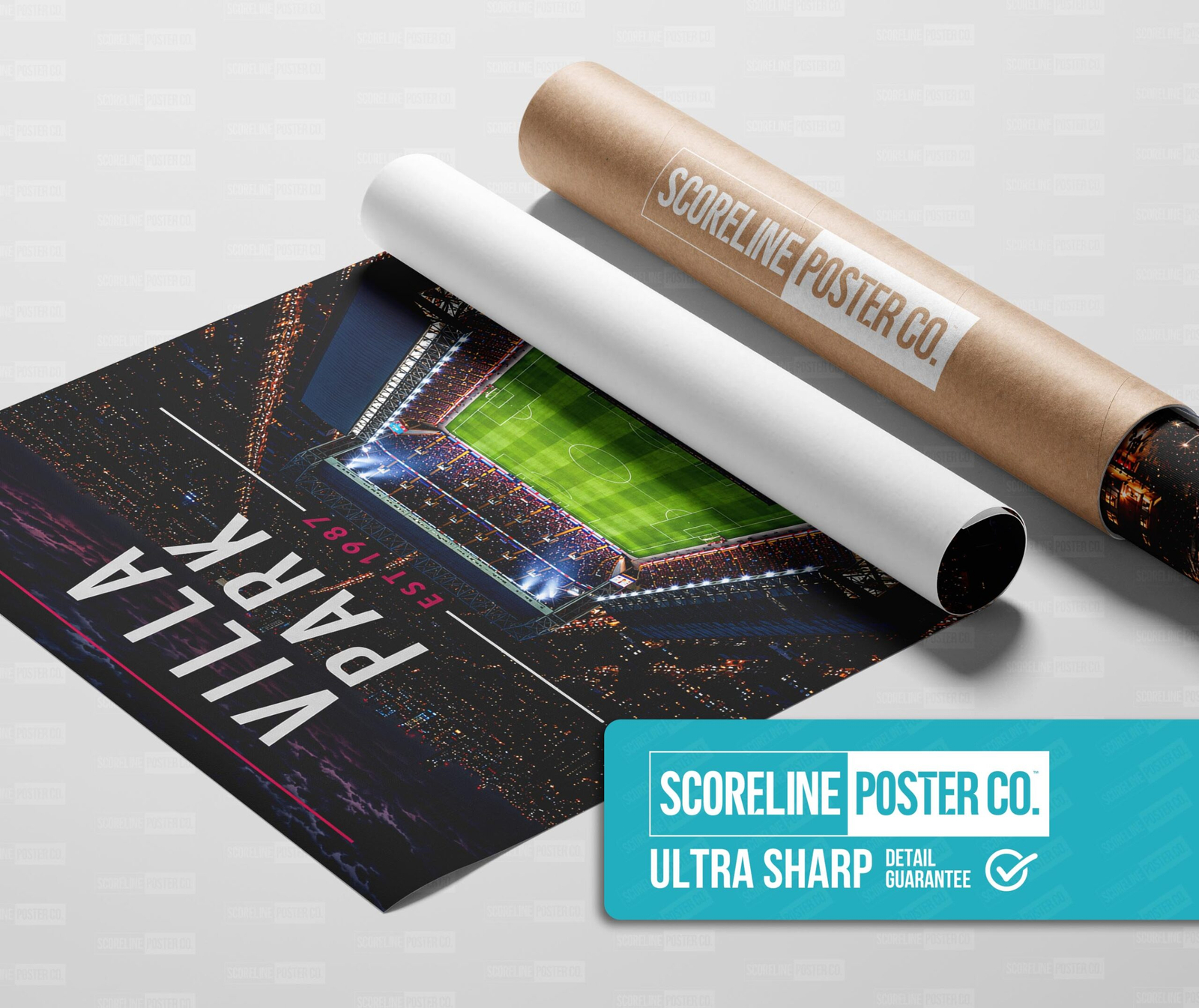 Aston Villa ‘Villa Park’ Poster - Image 3