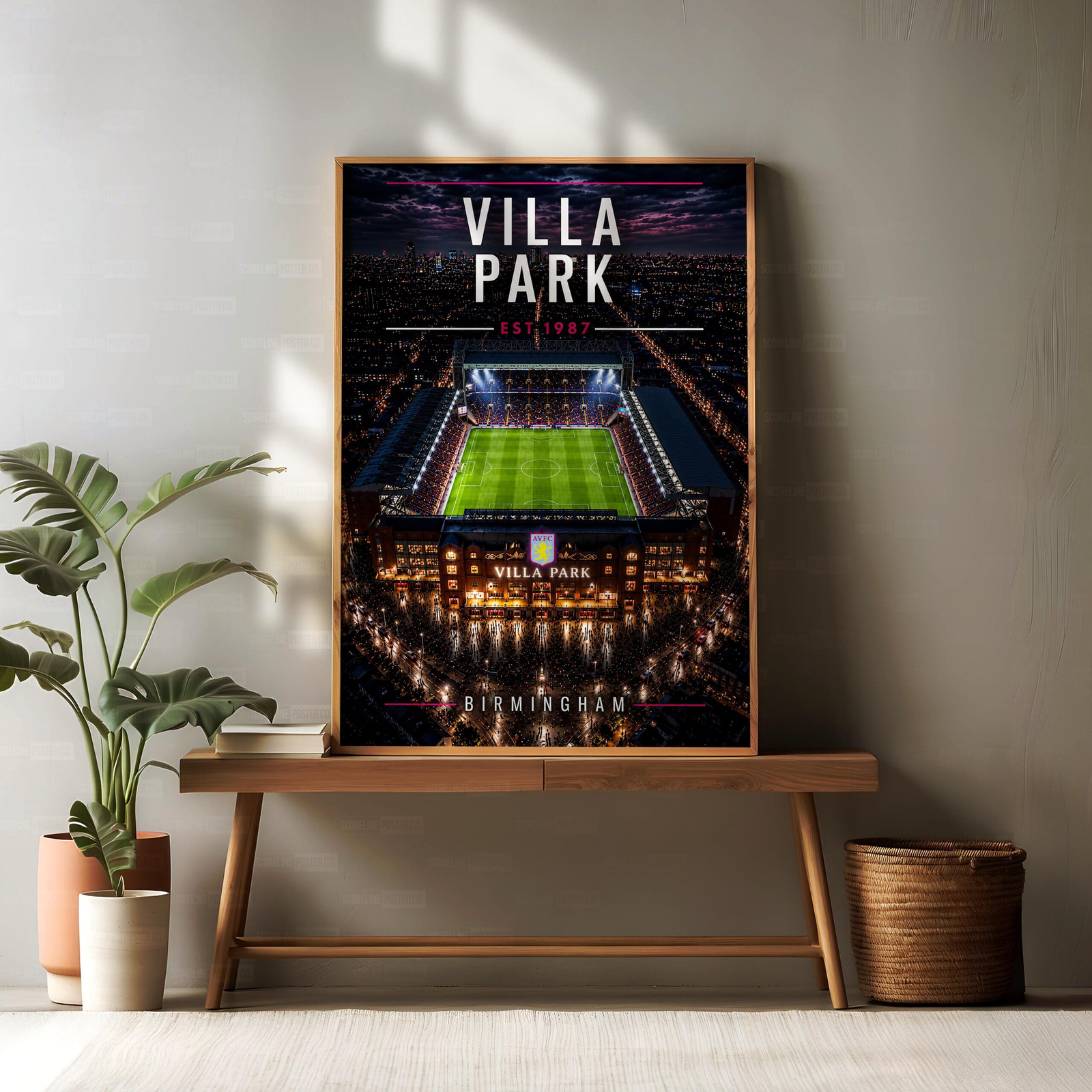Aston Villa ‘Villa Park’ Poster - Image 2