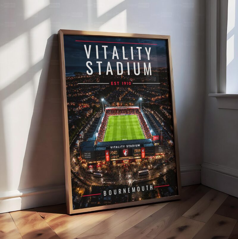 Bournemouth ‘Vitality Stadium’ Poster